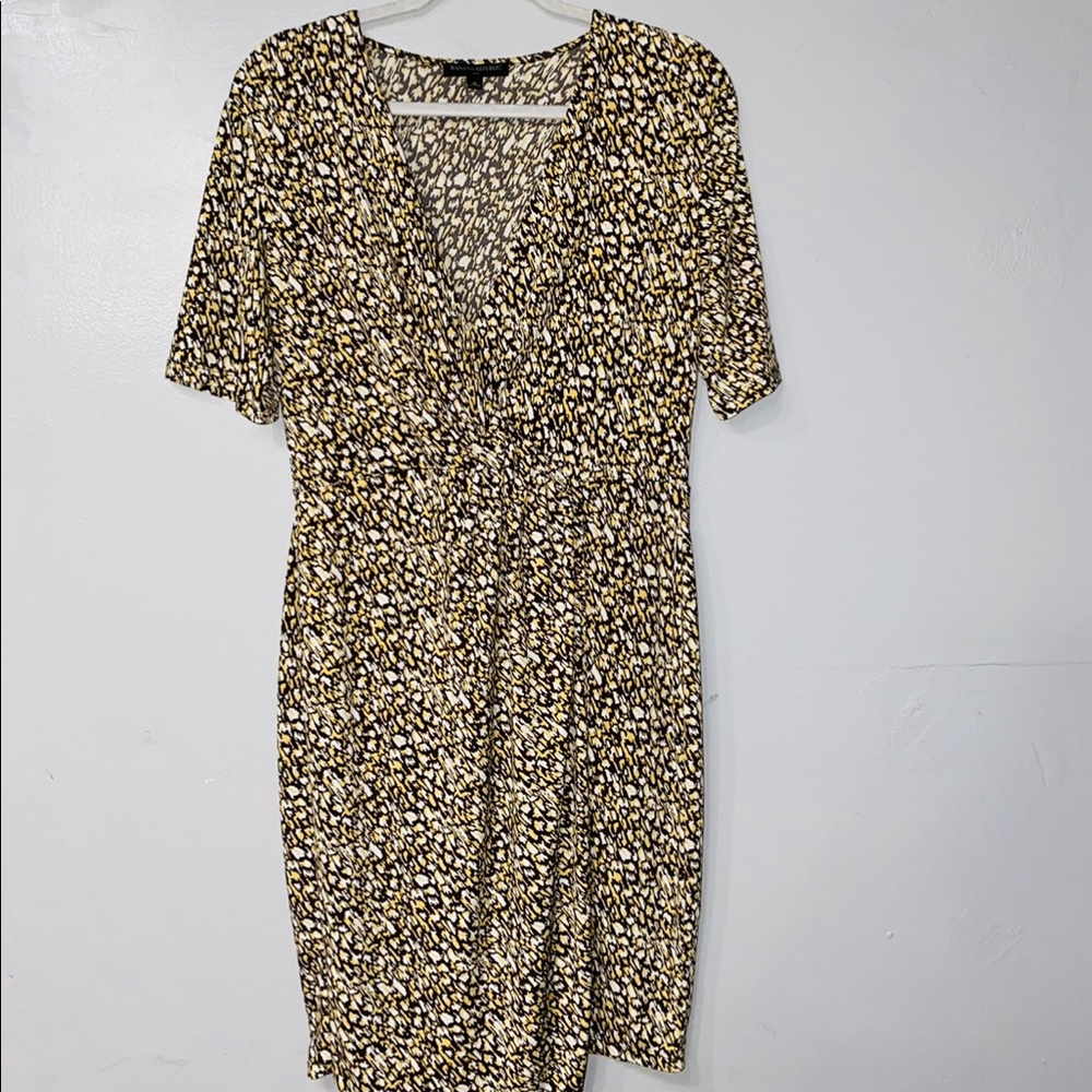 Banana Republic Yellow Print Dress